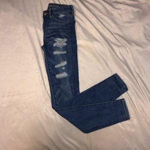 Distressed American Eagle Jeans